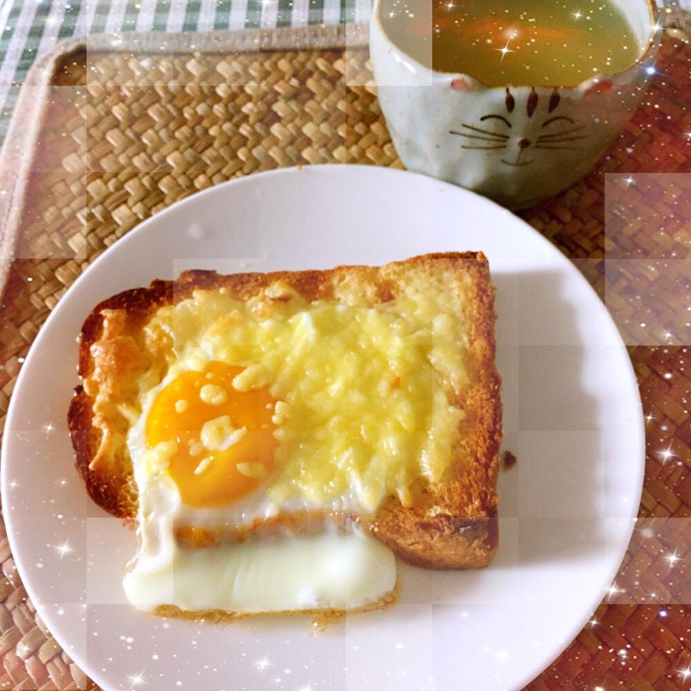 鸡蛋芝士烤吐司