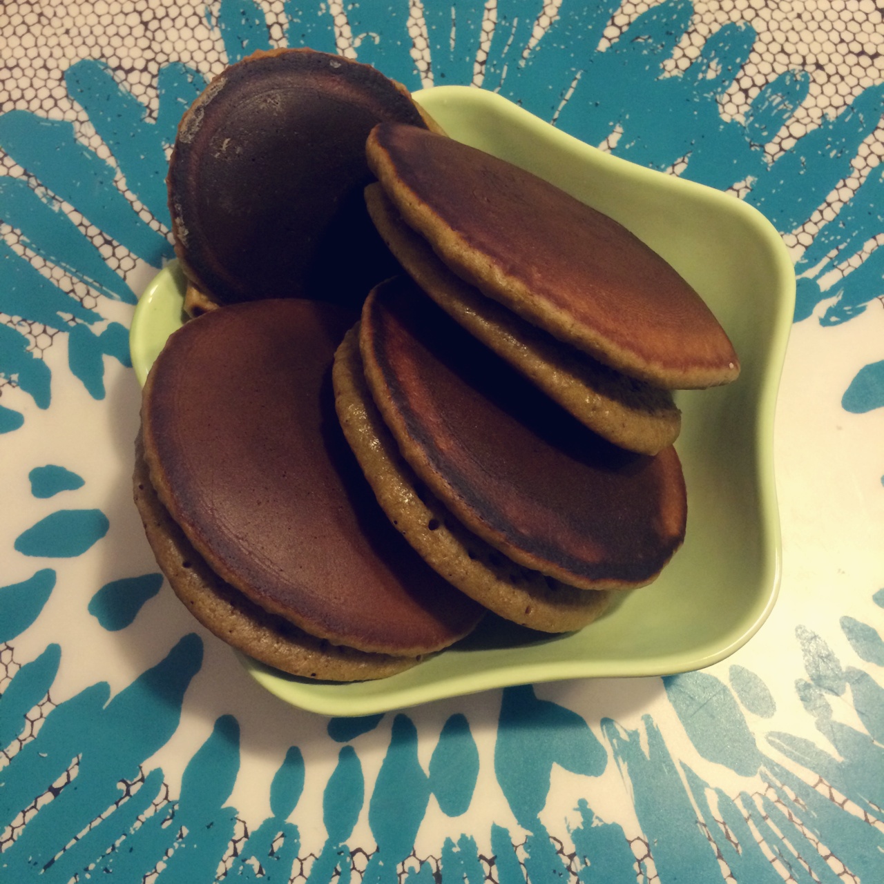 抹茶蜜豆铜锣烧