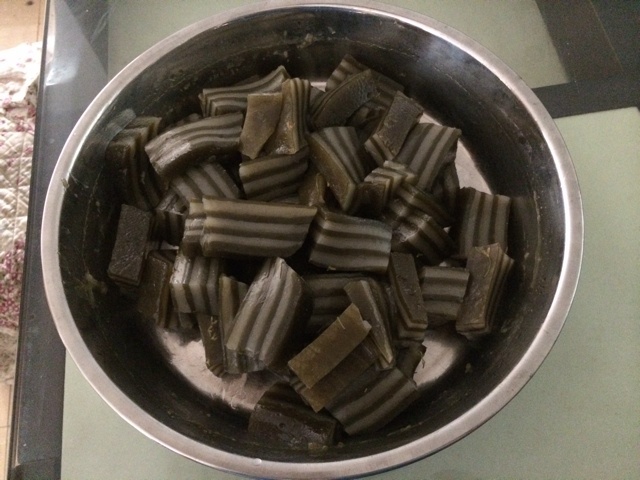 抹茶椰汁糕