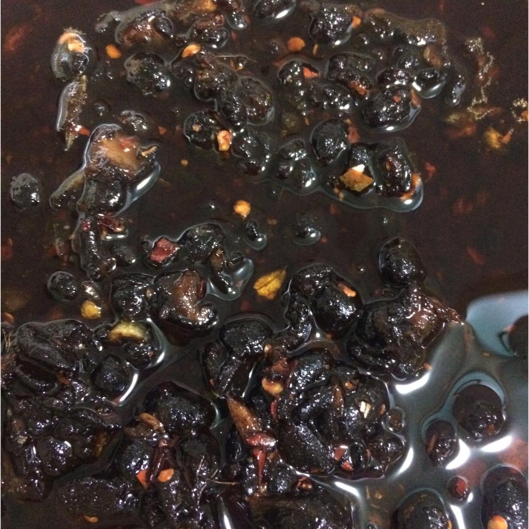 夜寒江山静做的豆豉酱
