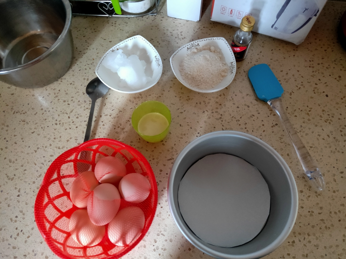 厨小白日记——纯椰子粉蛋糕的做法 步骤1