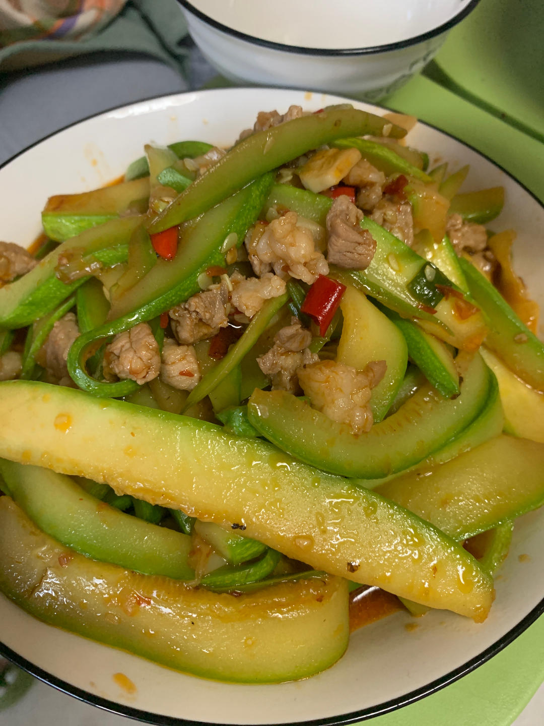 西葫芦炒肉