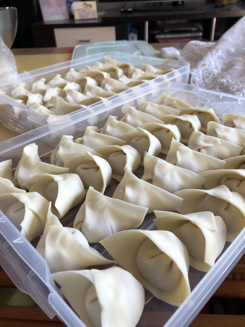 馄饨(两种包法)