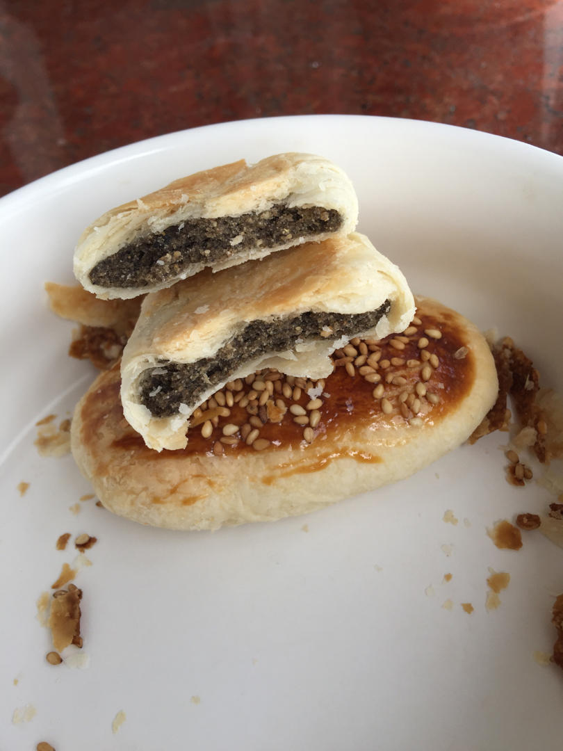 芝麻椒盐牛舌饼（北京小吃）