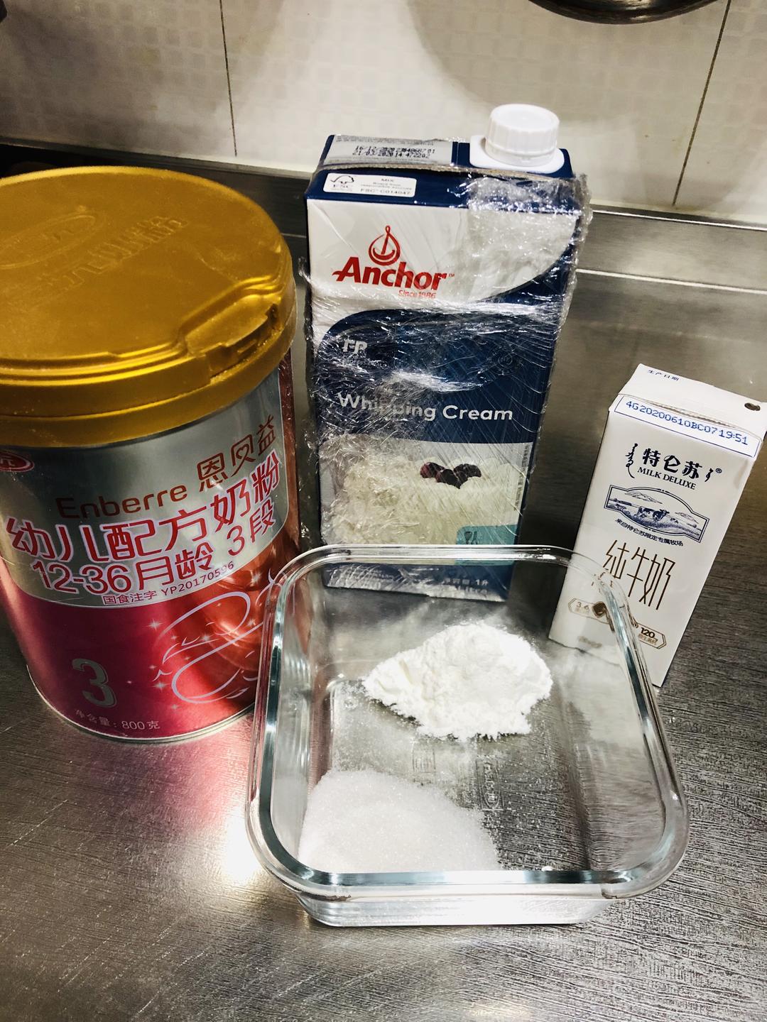 纯奶手撕吐司的做法 步骤1