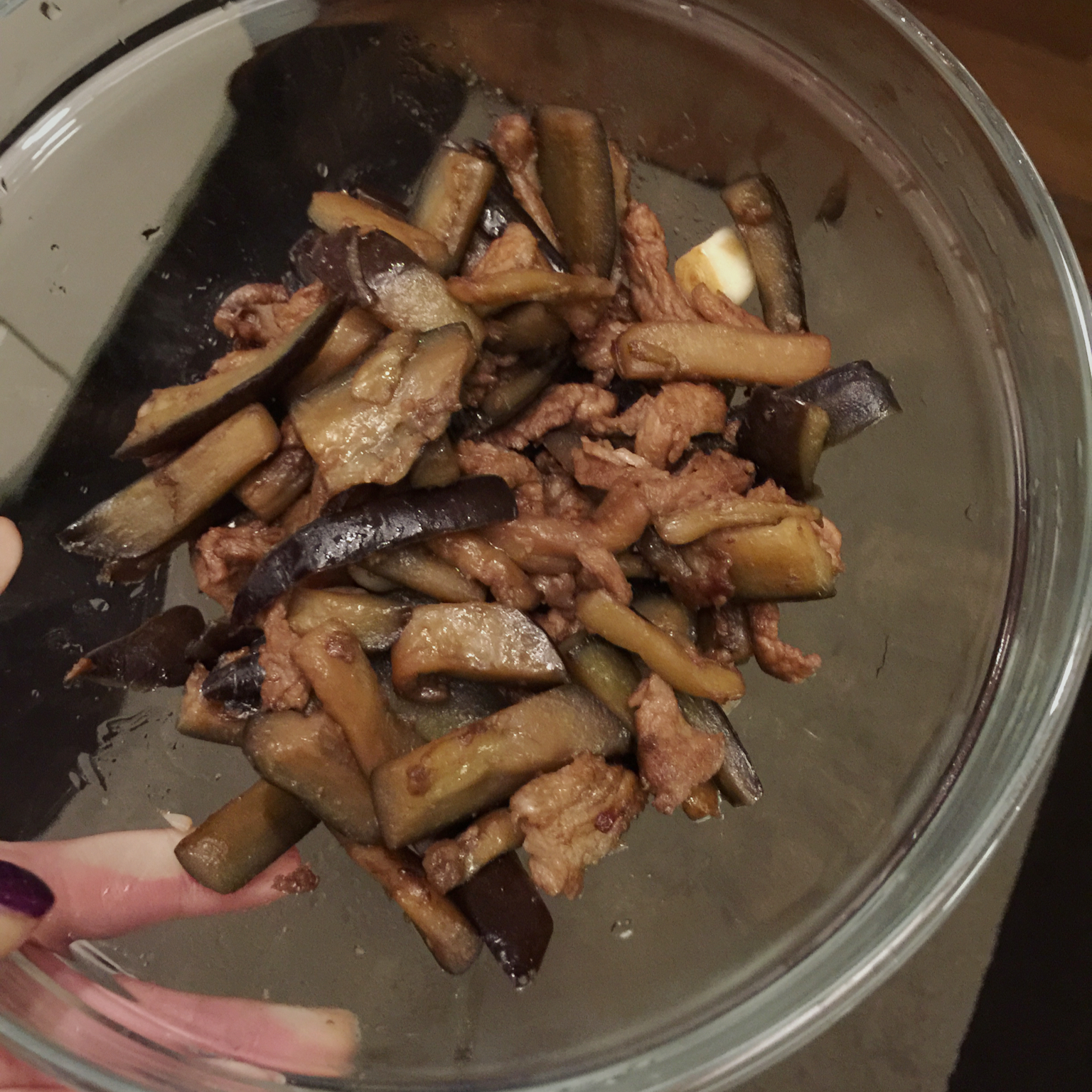 老丁的私房菜-油焖茄子