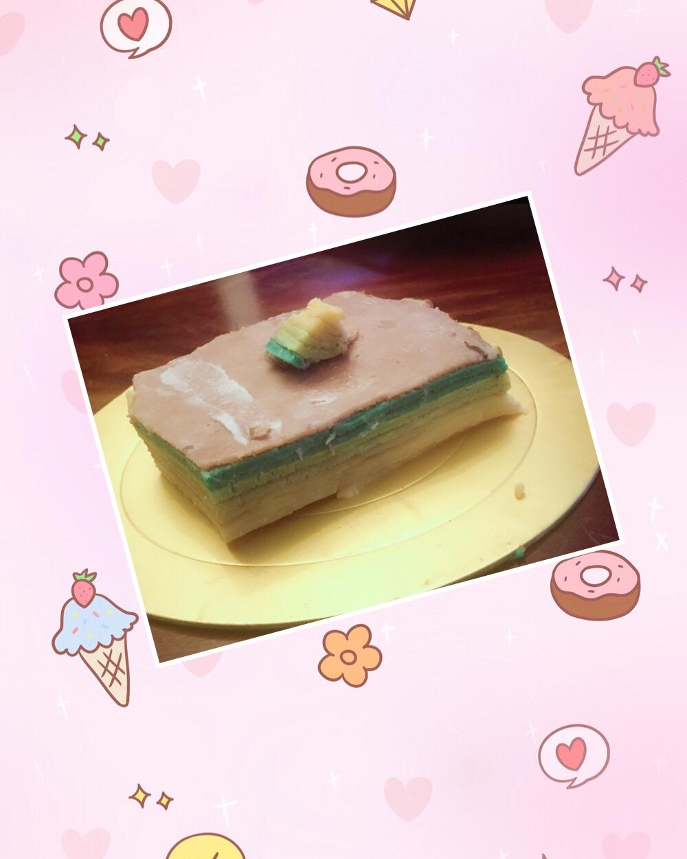 彩虹千层蛋糕 彩虹可丽饼(Mille Crepe Cake)