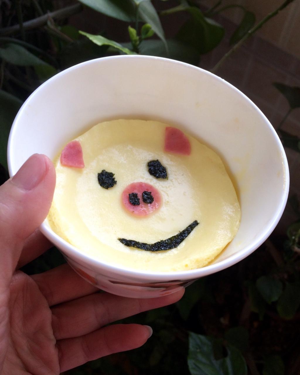 蒸蛋羹——打败小猪卡通怪