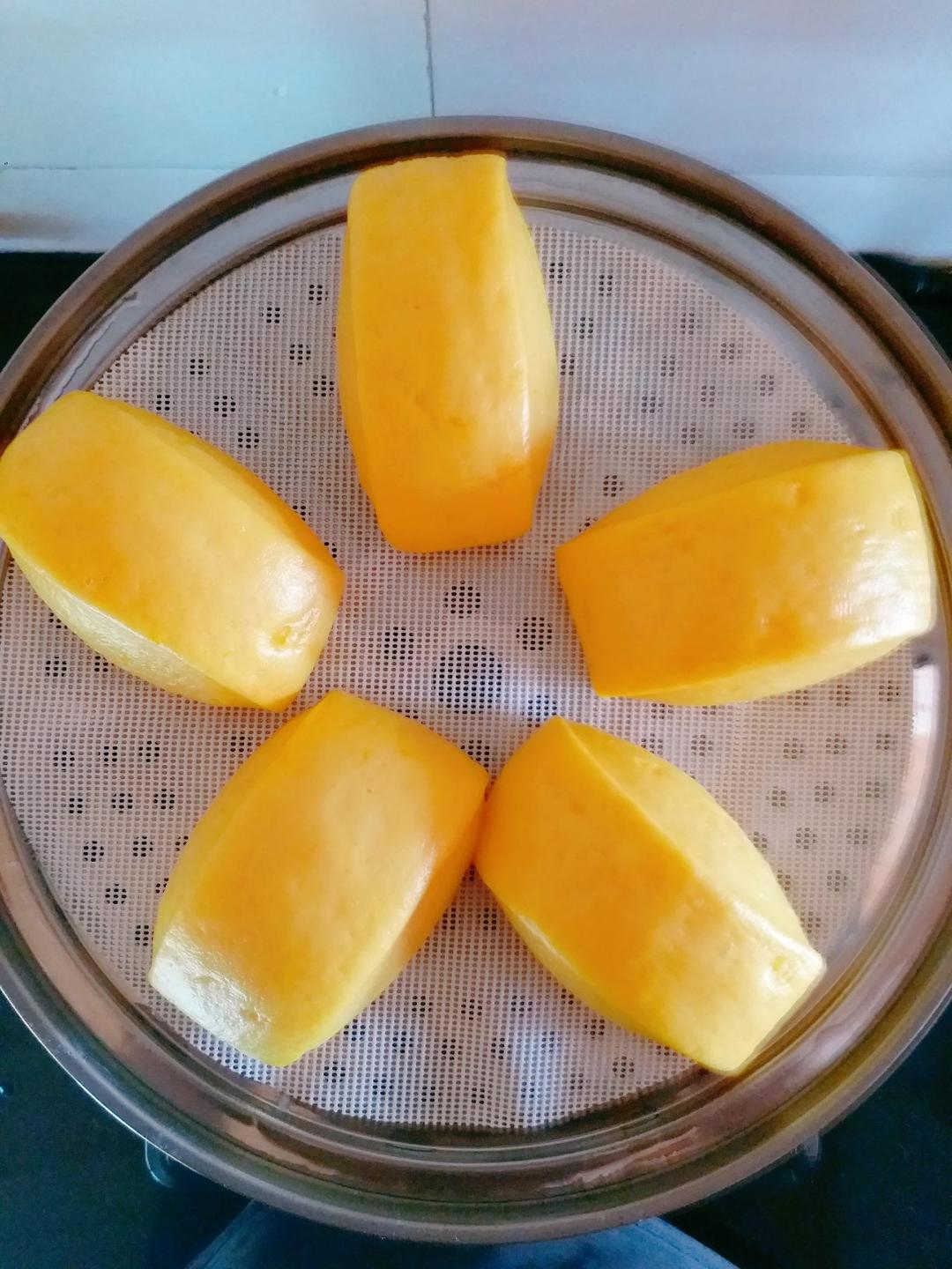 南瓜鲜奶刀切馒头{宝宝也喜欢步骤图超多超级详细版}