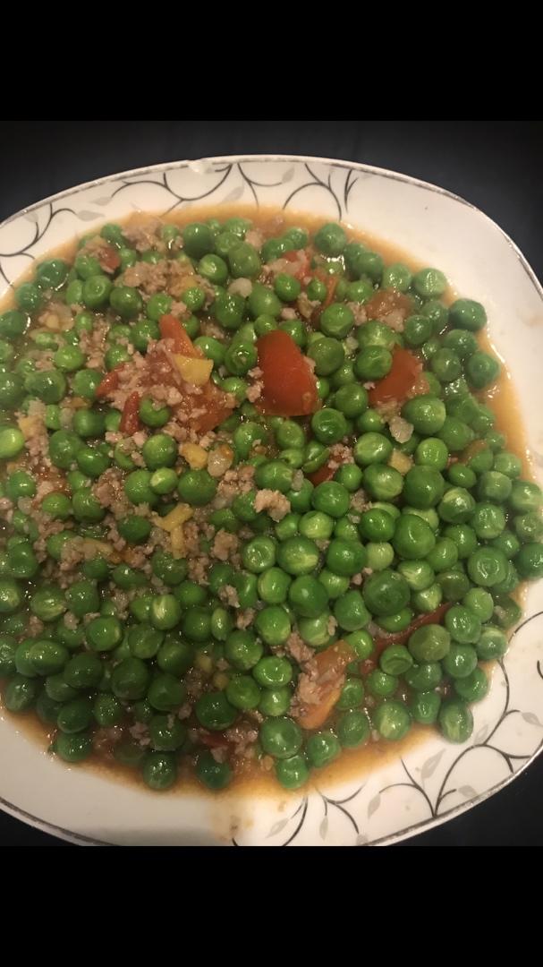 豌豆炒肉