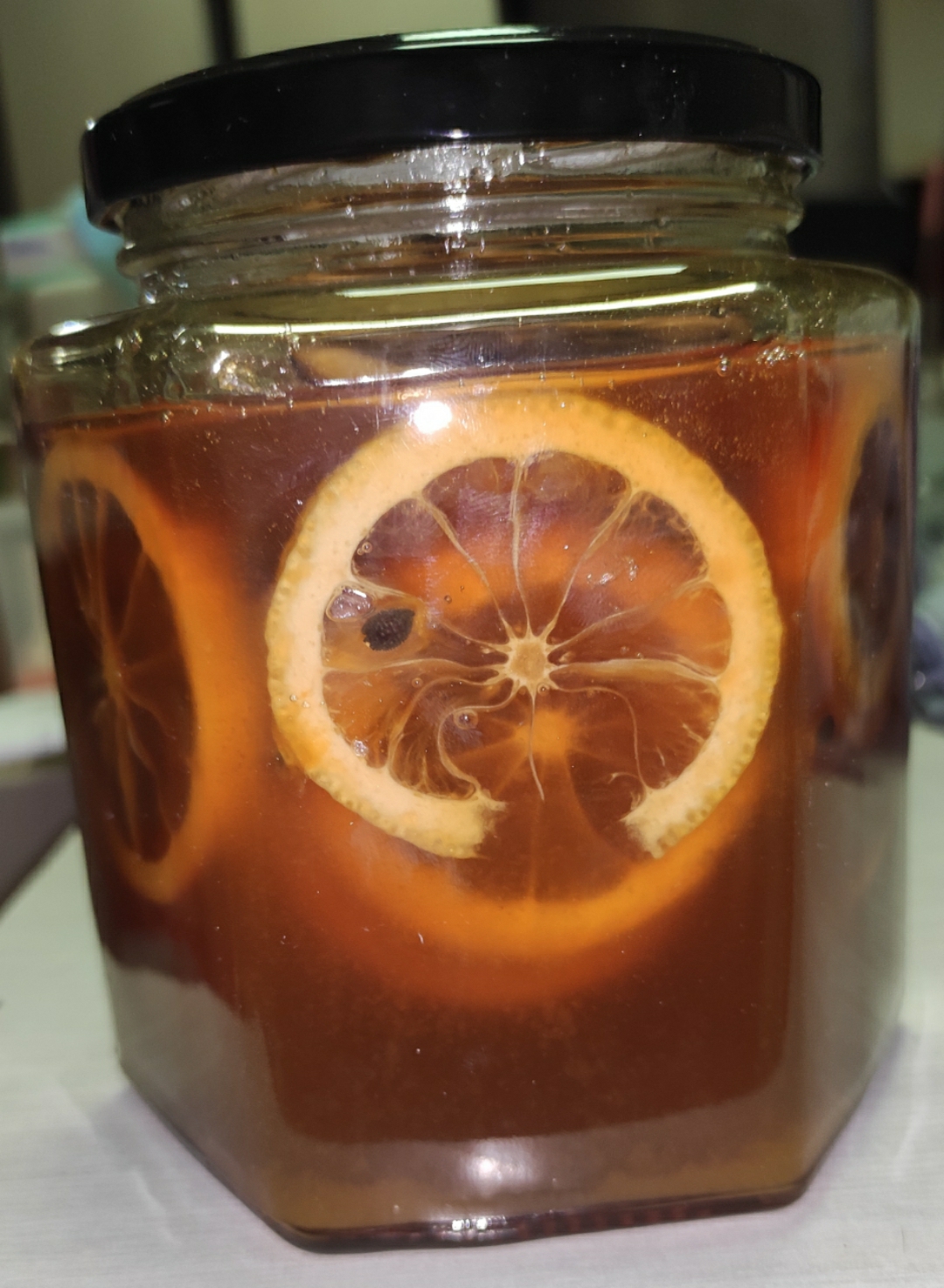 蜂蜜柠檬百香果汁
