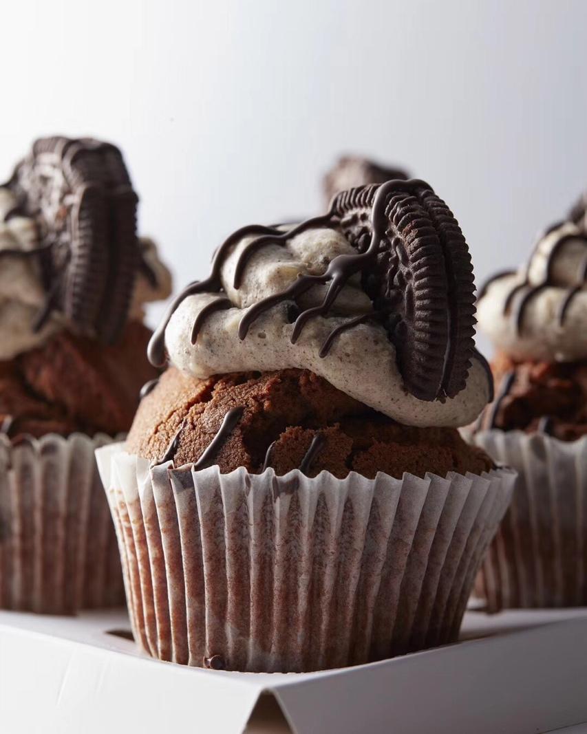 奥利奥杯子蛋糕 Oreo Cream Cupcakes