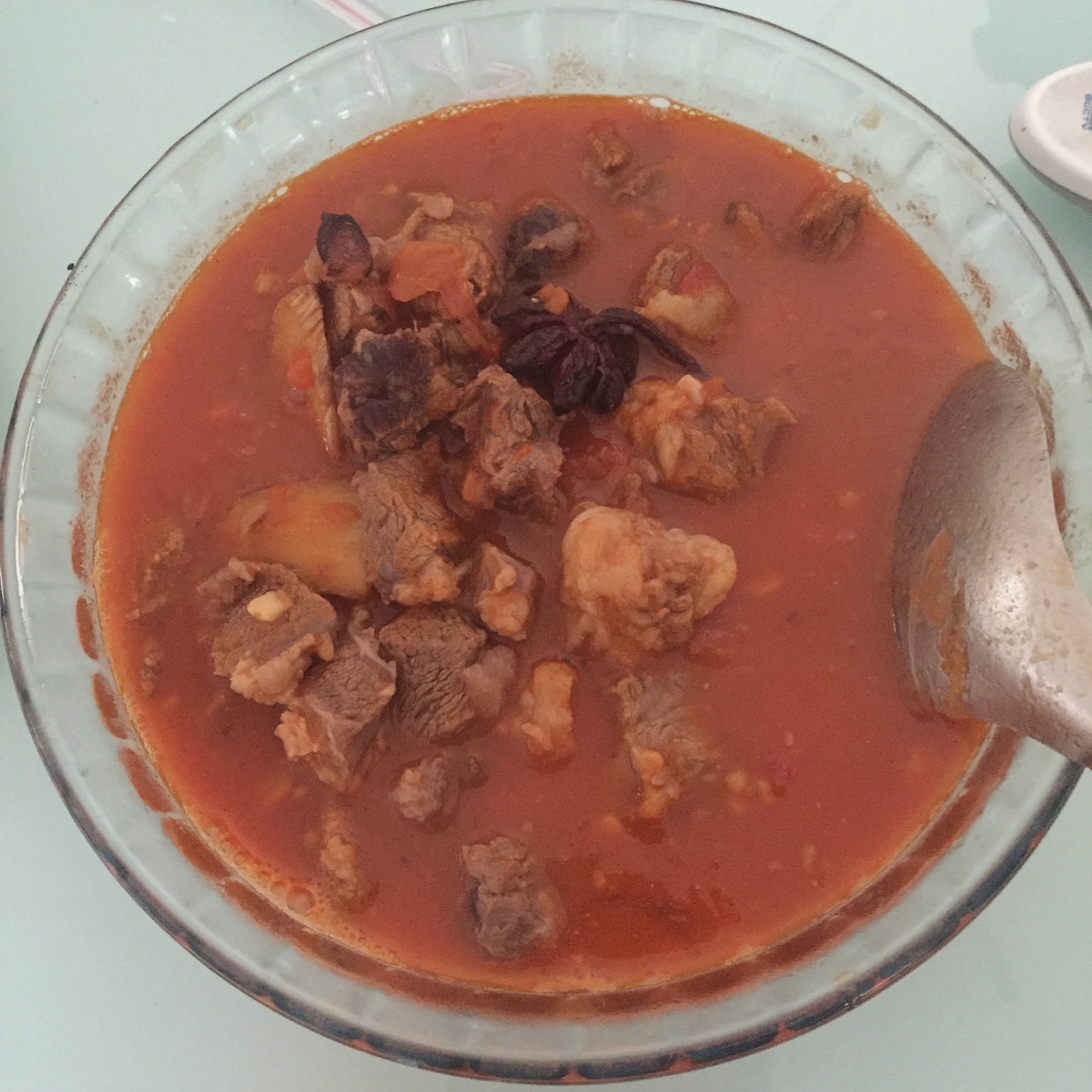 西红柿炖牛肉，酸酸的开胃菜