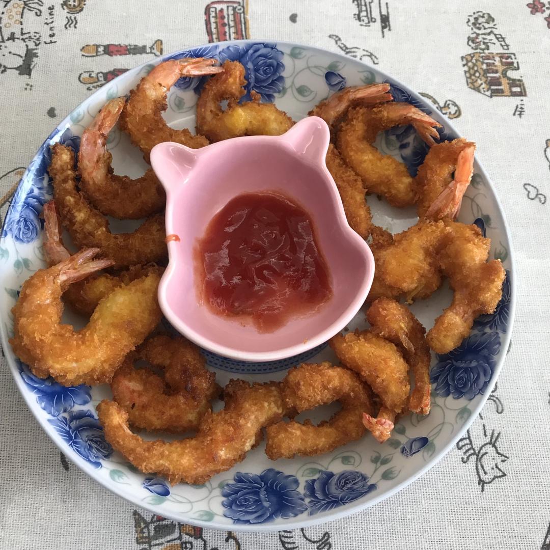 面包糠炸虾