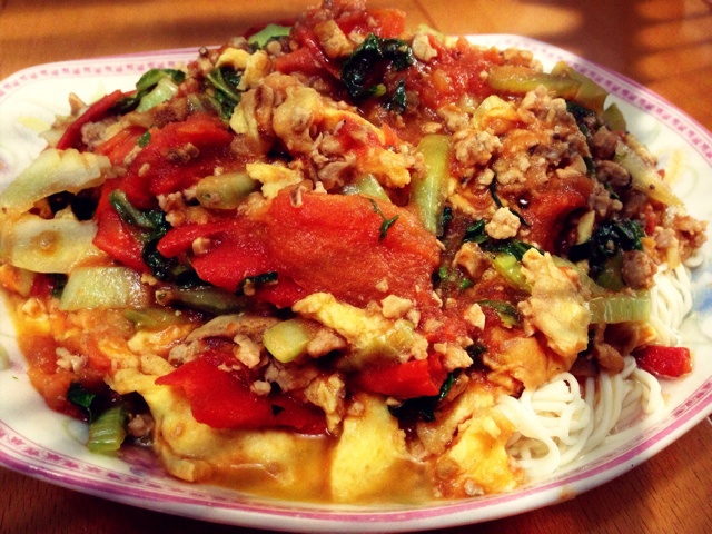 (外婆真传)西红柿打卤面