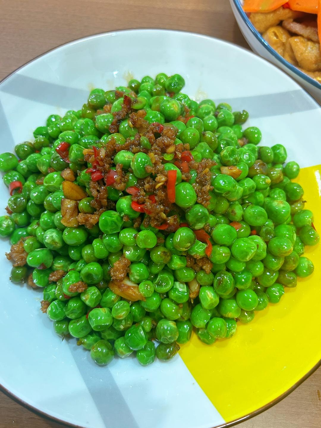 下饭菜【豌豆肉末】