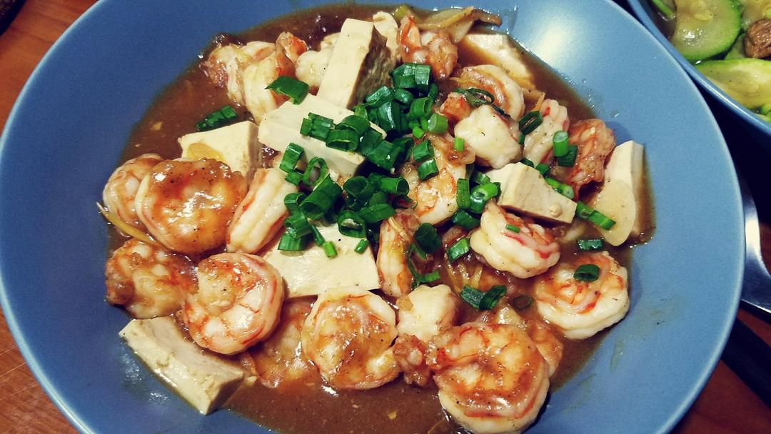 虾仁豆腐