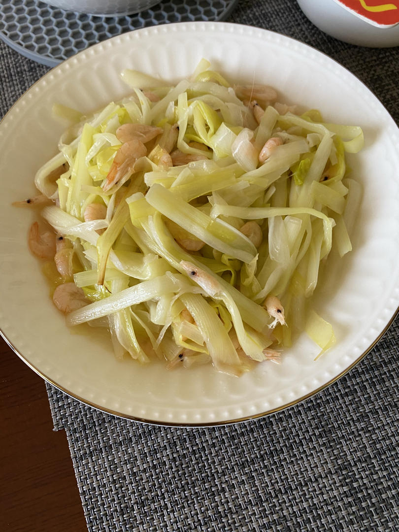 韭黄炒虾仁