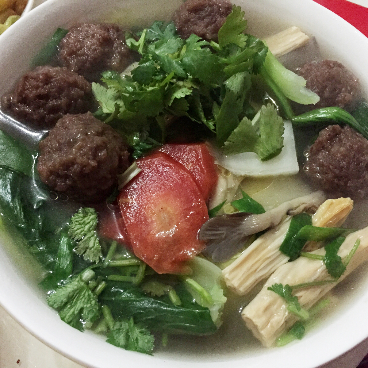陕西丸子烩菜(西安回民街清真小吃)