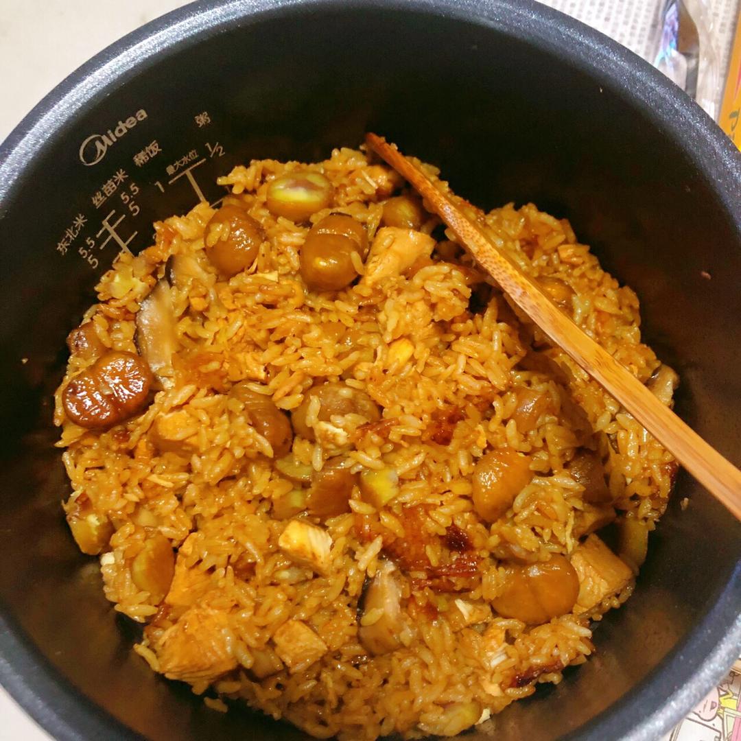手机用户3948_fex0做的电饭煲栗子鸡腿焖饭