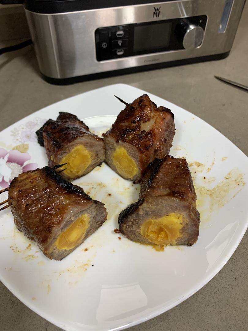 咸蛋叉烧肉（好吃得爆炸）