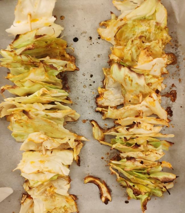 烤包菜 快手健康无油素烧烤的做法