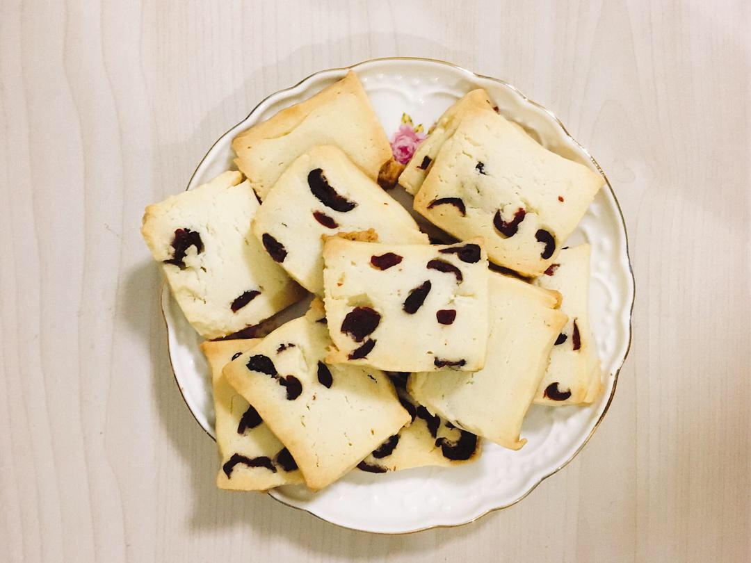 低糖少油版蔓越莓饼干