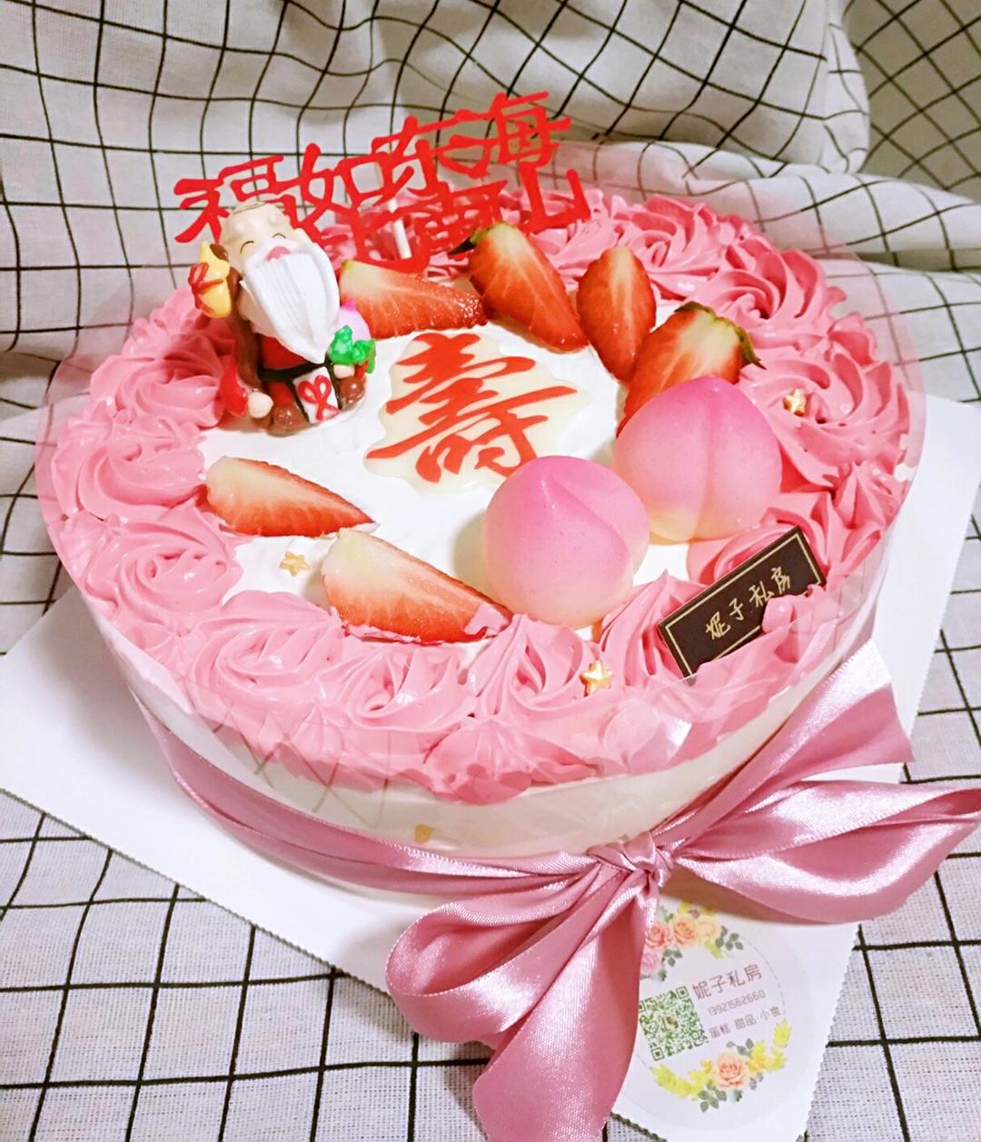 小静007做的寿星蛋糕