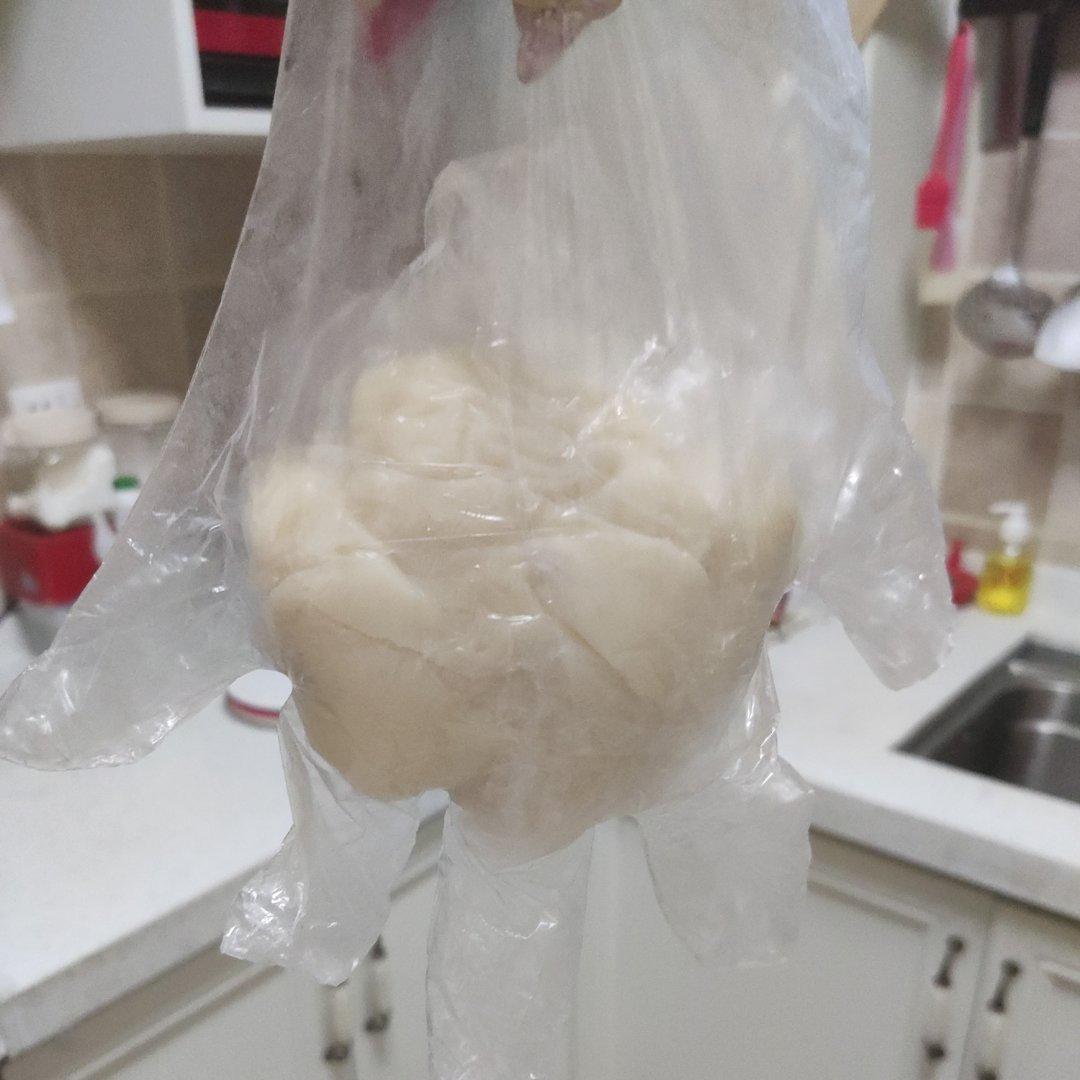 拉丝麻薯隔夜冷藏不变硬的实验成功，三夜依然拉丝