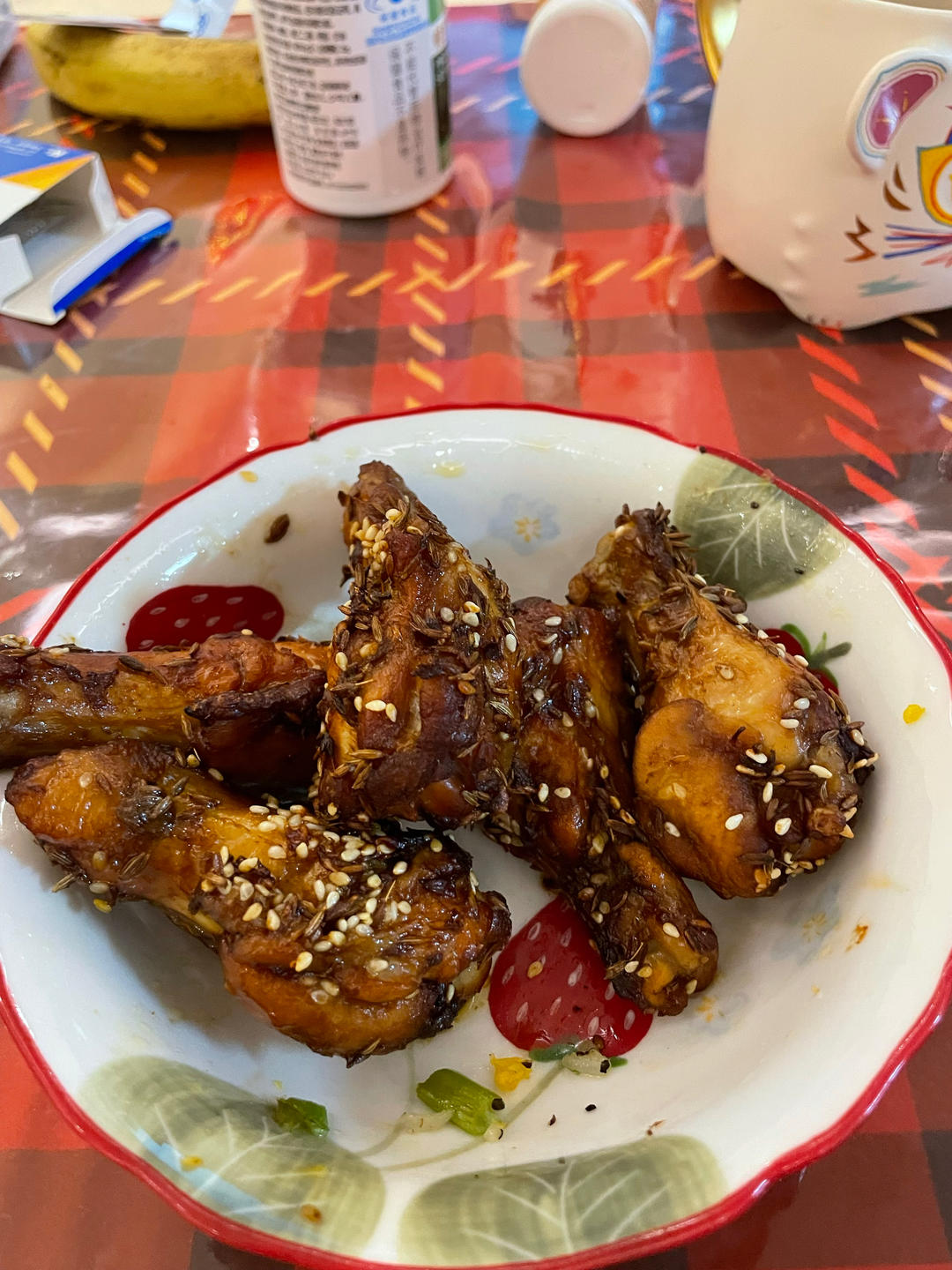 快手孜然烤鸡翅（小鸡腿）简单速成 好吃到哭泣