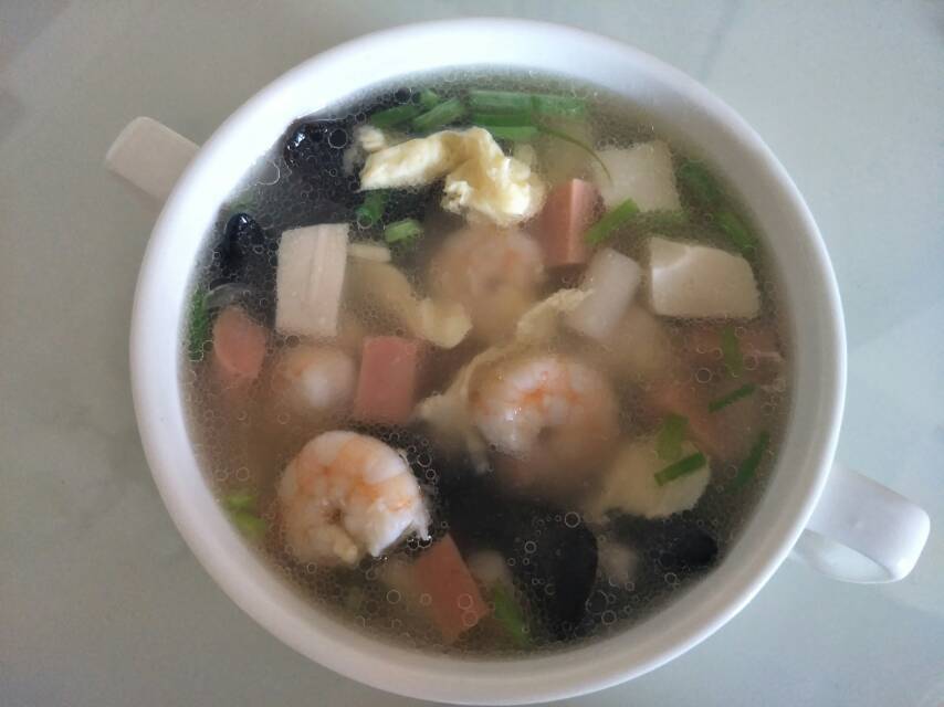 低卡减脂汤🔥菌菇豆腐鸡蛋汤❗️