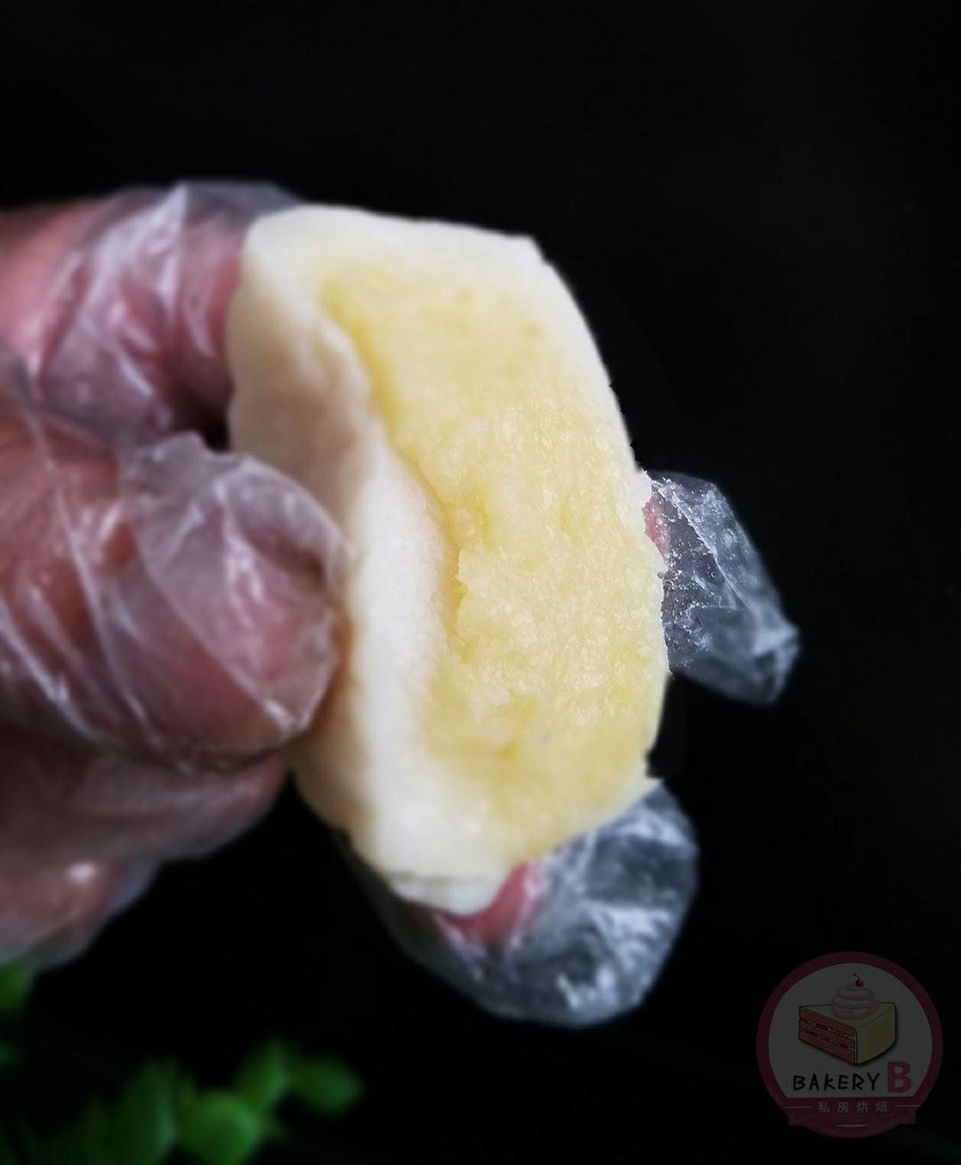 榴莲冰皮月饼的榴莲馅