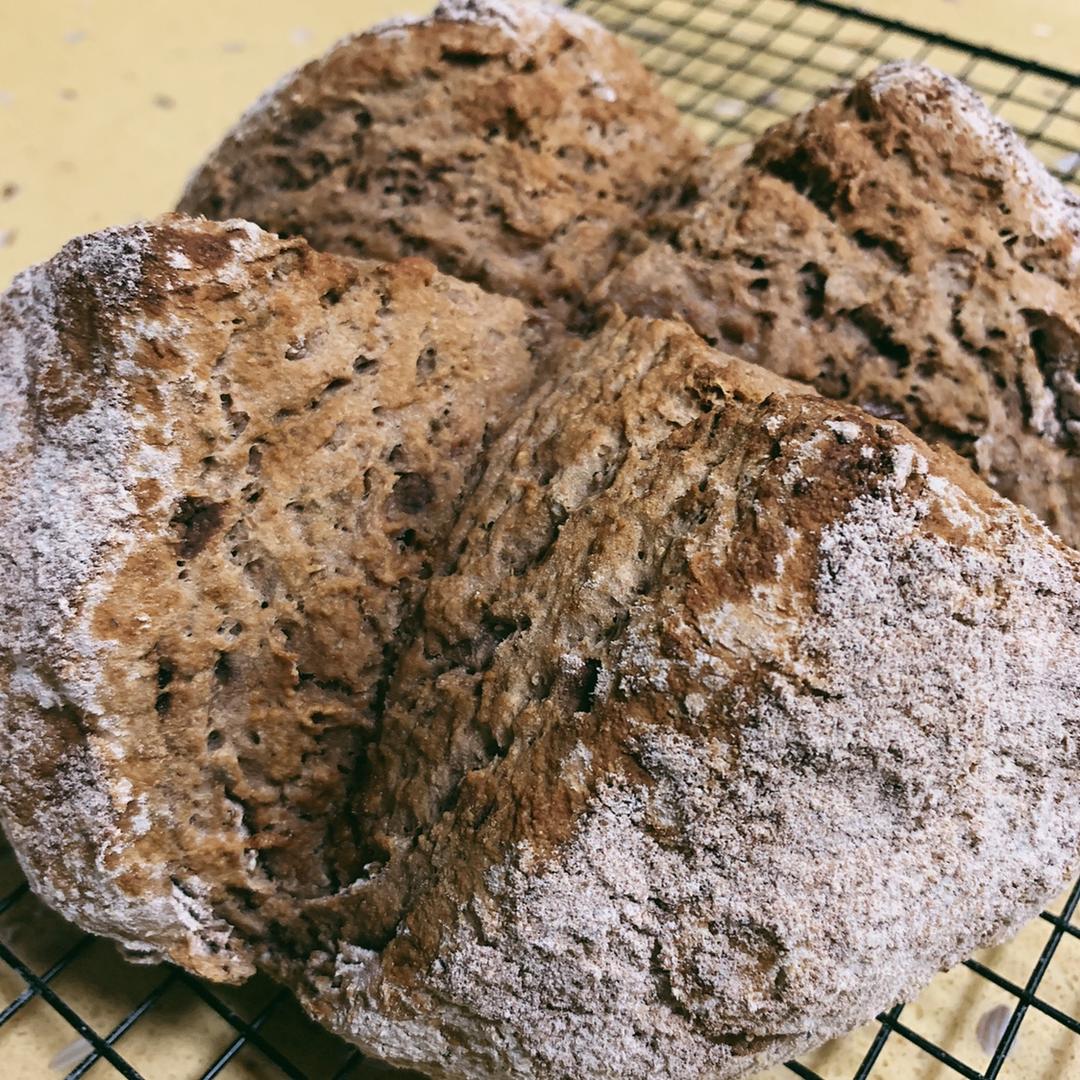 全麦苏打面包丨健康·烘焙