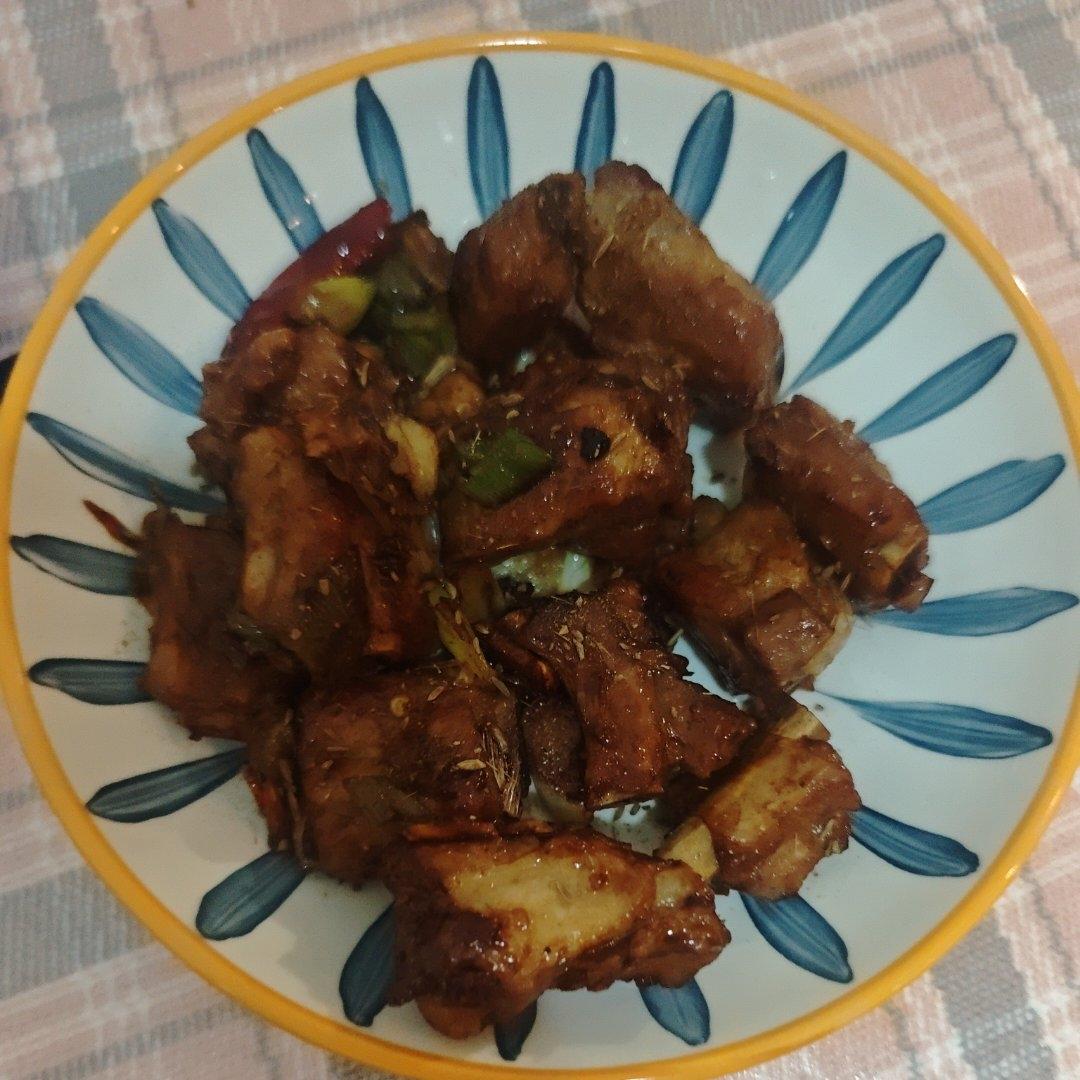 香辣排骨｜免油炸