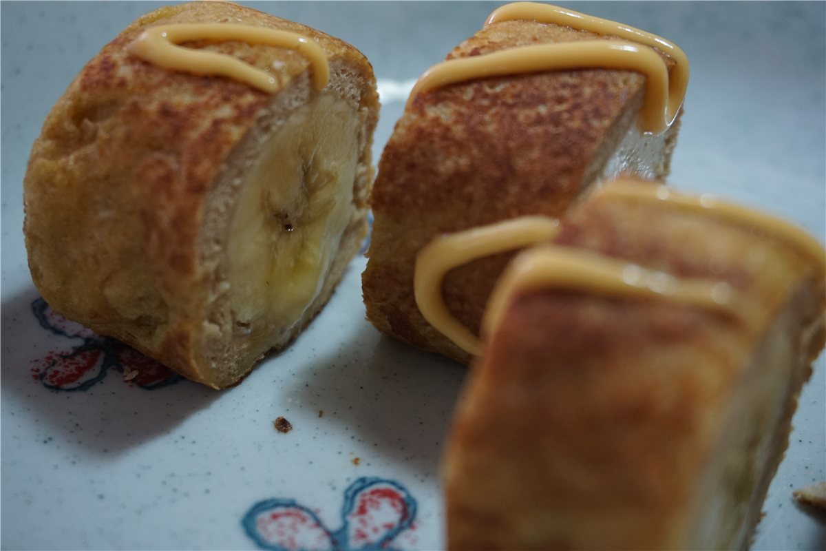 香蕉吐司卷
