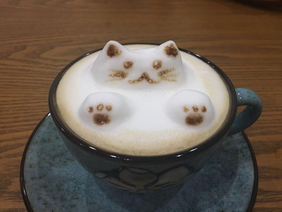 立体拉花咖啡