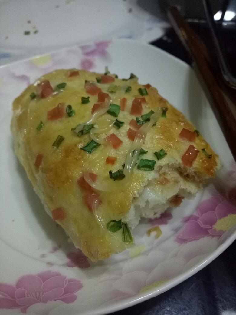 香葱火腿肉松面包