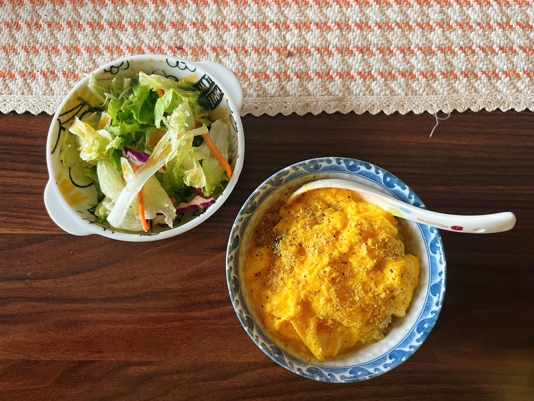 芝香滑蛋盖双菇藜麦饭【健康一锅端】