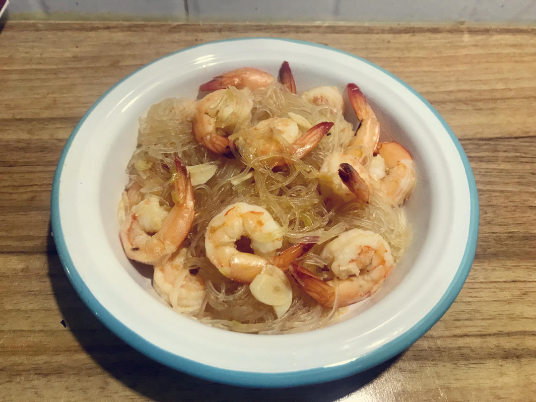 鲜虾粉丝煲