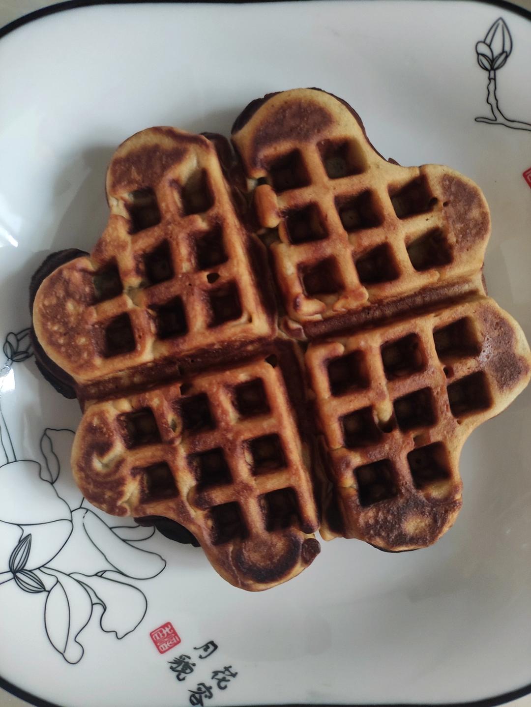松软香甜的早餐机版「华夫饼」