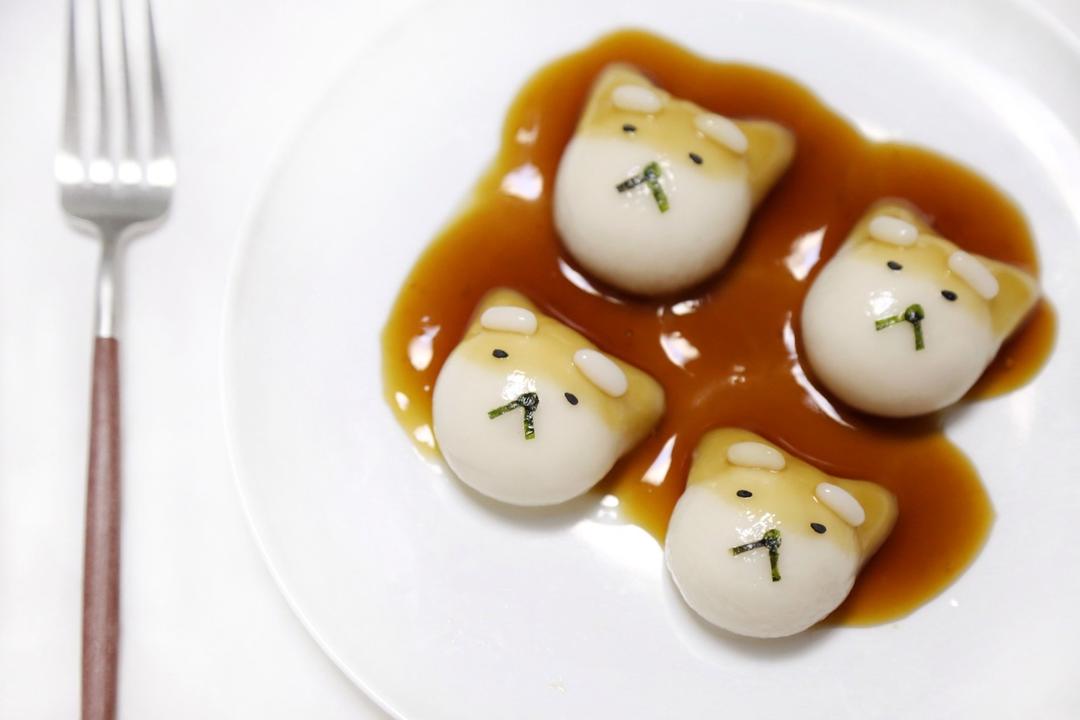 无敌萌柴柴汤圆——桂冠芝麻汤圆食谱