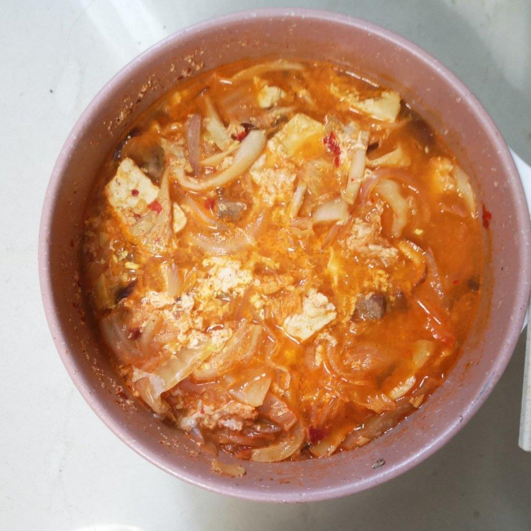 韩国泡菜豆腐汤