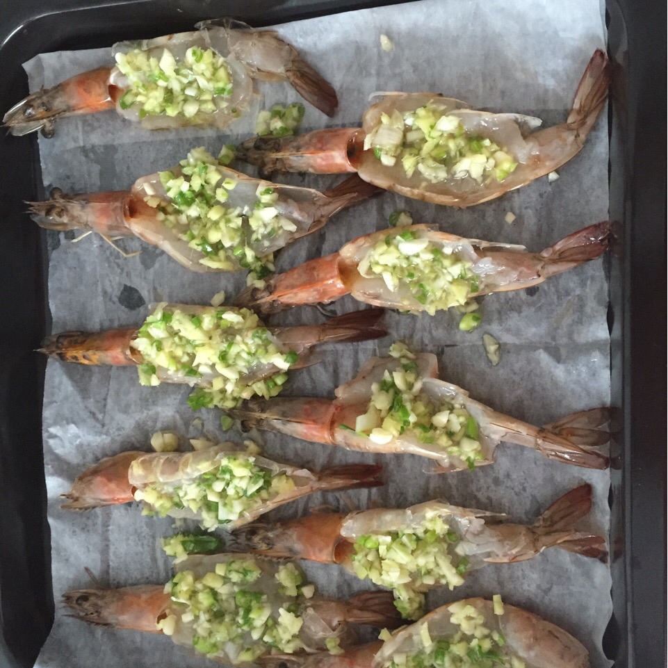 蒜蓉烤虾