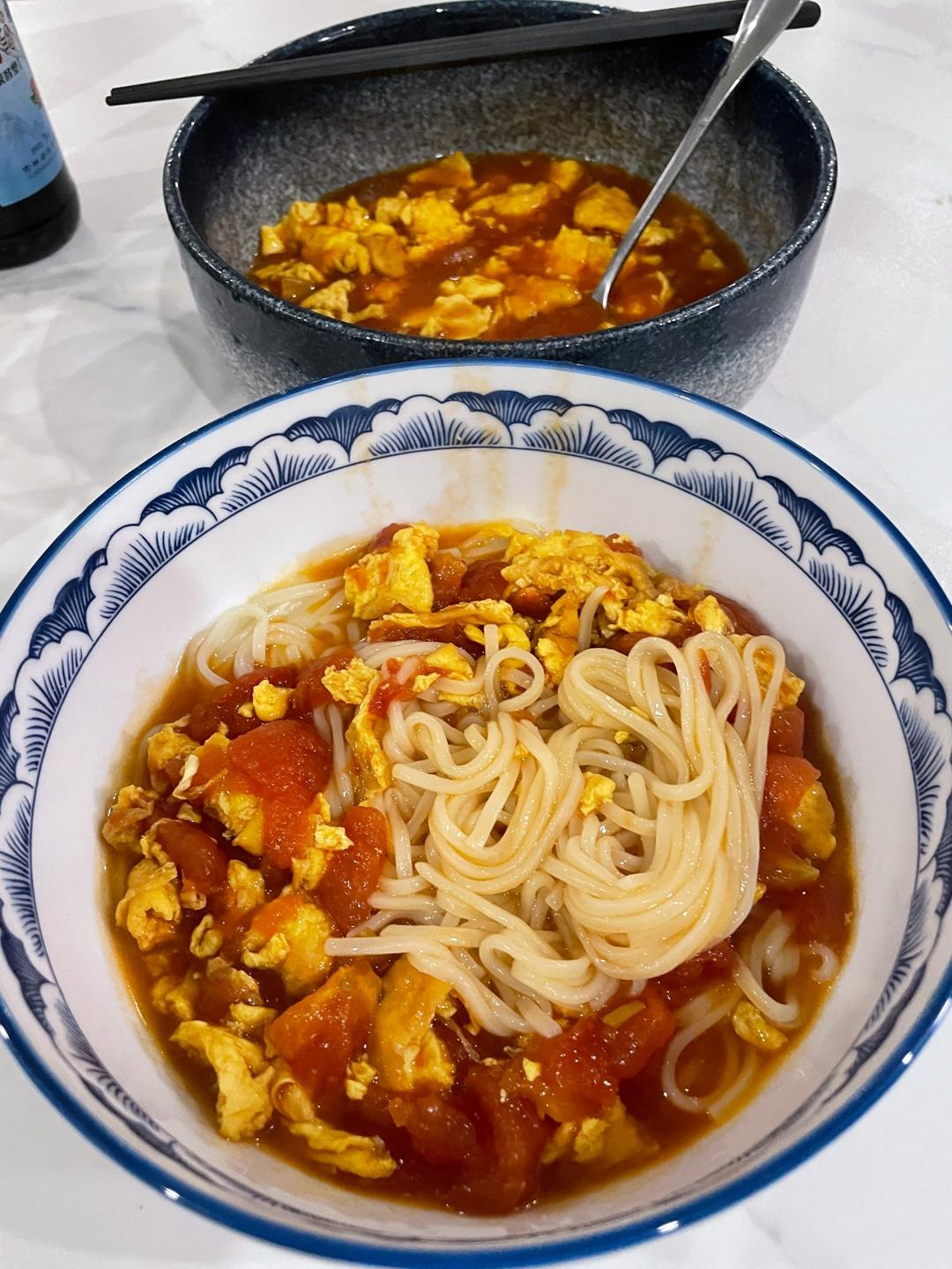 西红柿鸡蛋打卤面