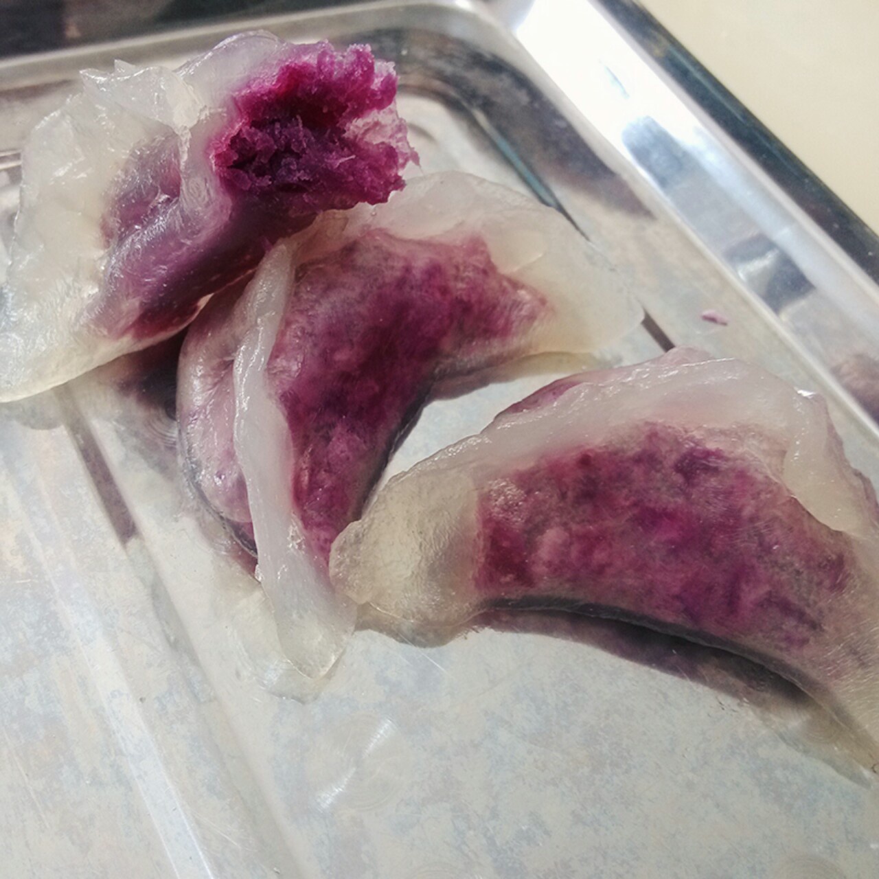 紫薯水晶粽