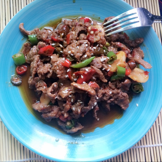 小炒黄牛肉