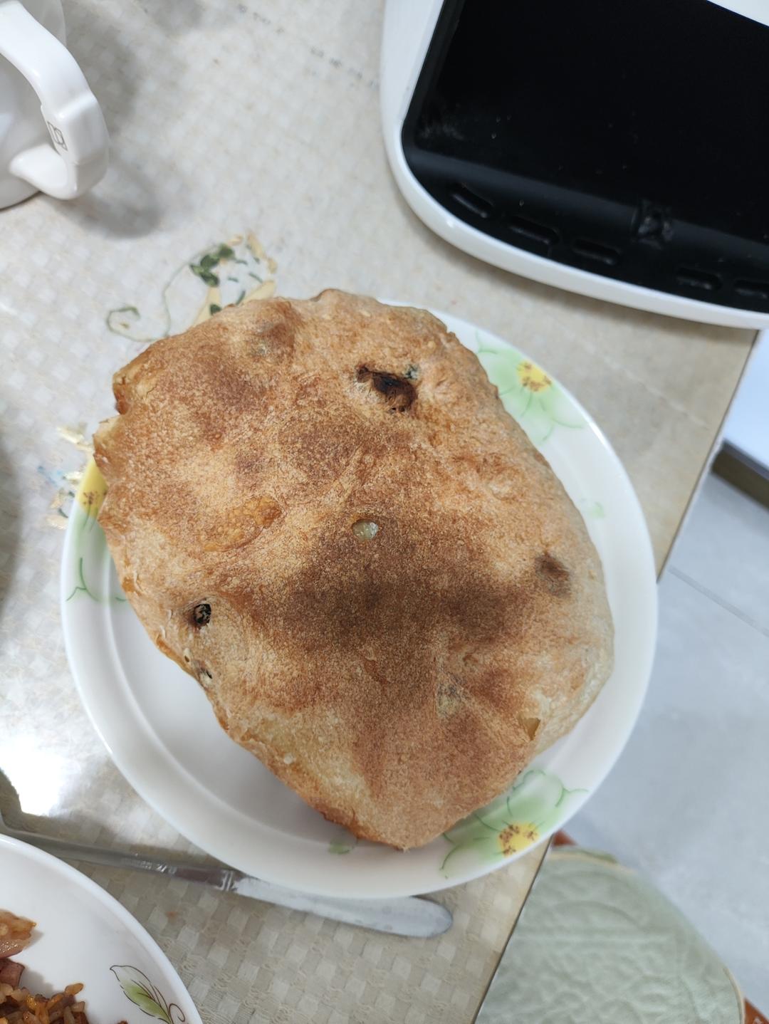 空气炸锅烤无糖无油欧包