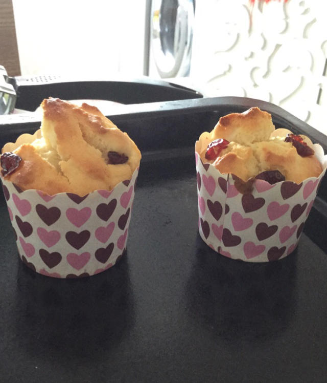 少女心的香蕉蔓越莓玛芬