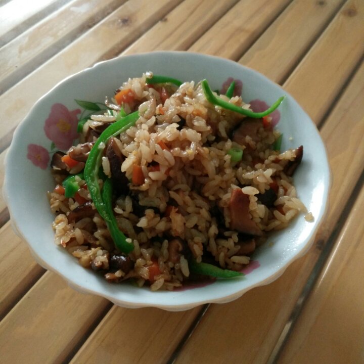 香菇肉丁油饭