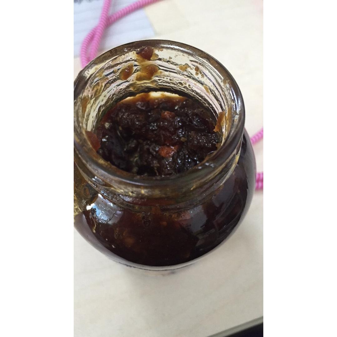 黑糖红枣枸杞姜母茶酱